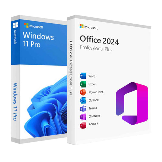 Windows 11 Pro + Office 2024 Professional Plus Bundle (Global CD Keys)